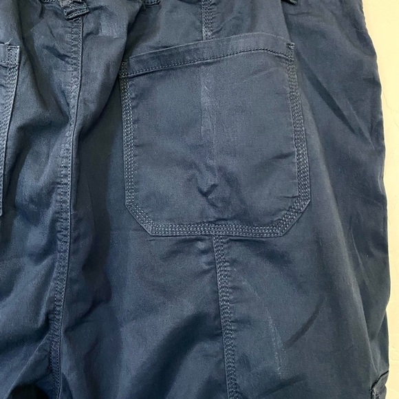 Style & Co Women's Plus Bungee Mid Rise Comfort Waist Capri 20W Blue - Picture 10 of 12